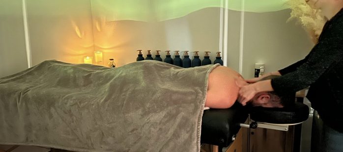 Massage cuir chevelu